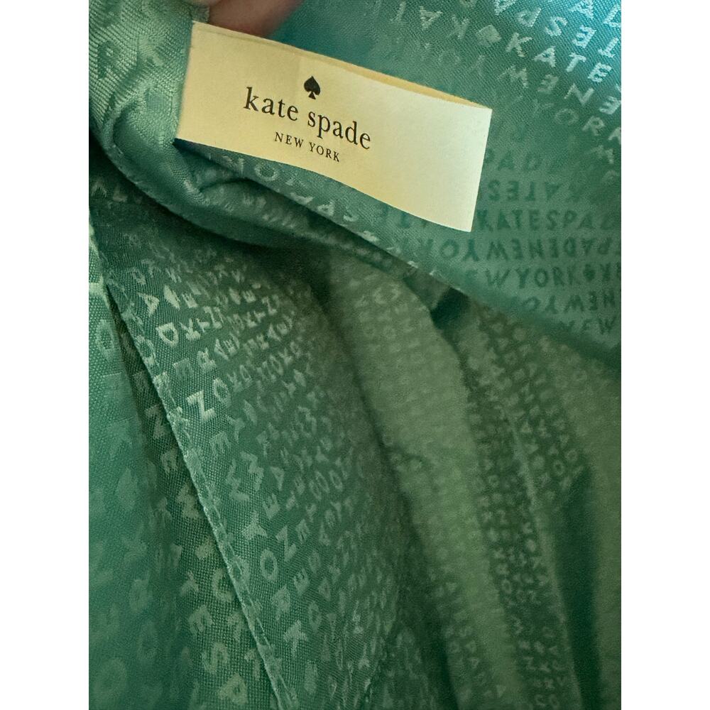 Kate Spade Post Street Halsey Tote Nightforest Green WKRU4173 NWT - Picture 6 of 6